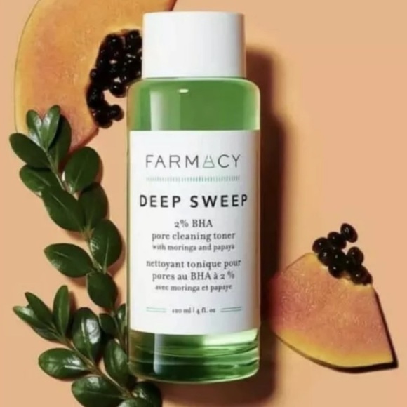 NIB FARMACY DEEP SWEEP PAPAYA  2% BHA Pore Cleaning Toner 4 oz large - Picture 1 of 9